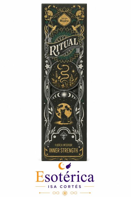 Incienso Orgánico Ritual Fuerza Interior, producto esotérico de Esotérica Isa Cortés