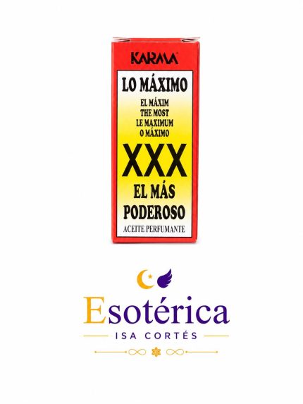 Aceite perfumante XXX Lo Máximo, el más poderoso de Karma