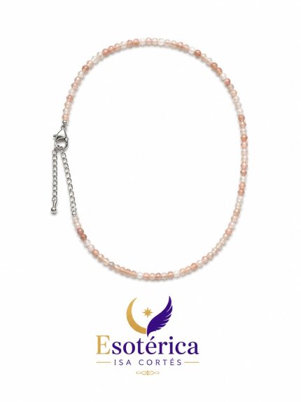 Collar de Piedra del Sol Ajustable para vitalidad y confianza