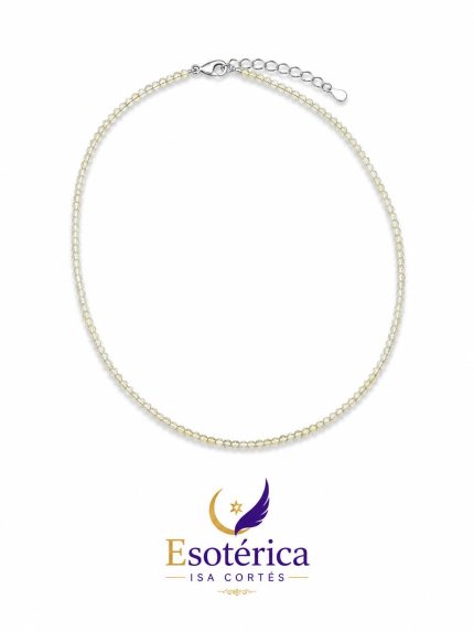 Collar de Pirita Ajustable para abundancia y protección