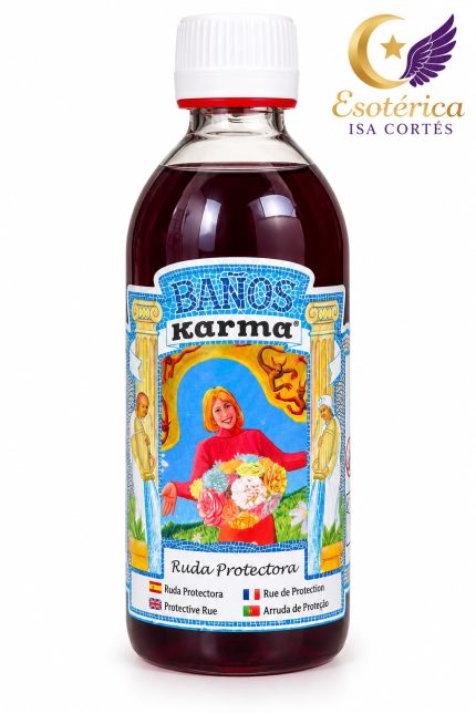 Gel de Baño Ruda Protectora de la marca Karma, Baños de Despojo
