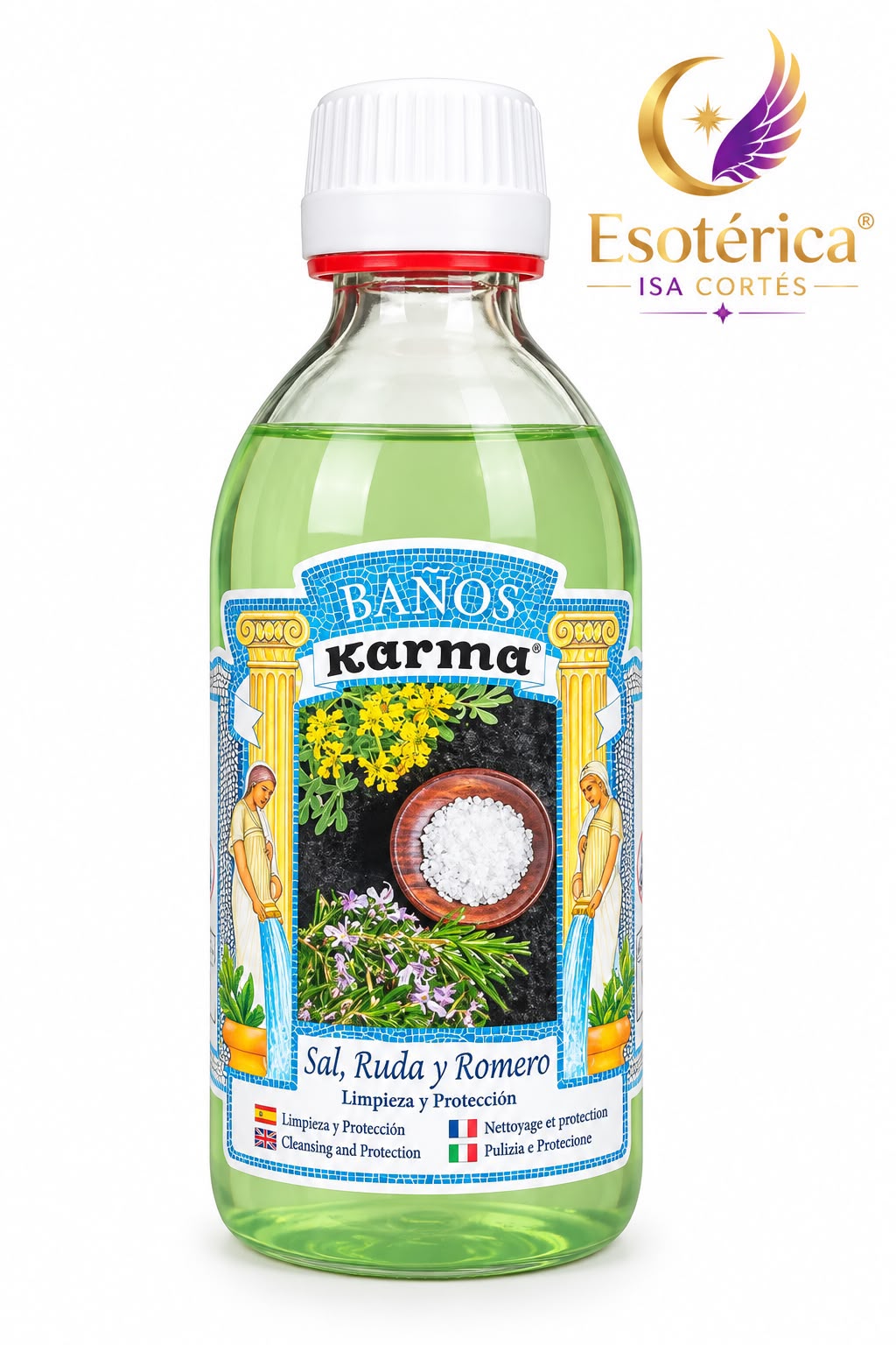 Gel de Baño Sal, Ruda y Romero Gel de Baño Sal, Ruda y Romero de la marca Karma, Baños de Despojo