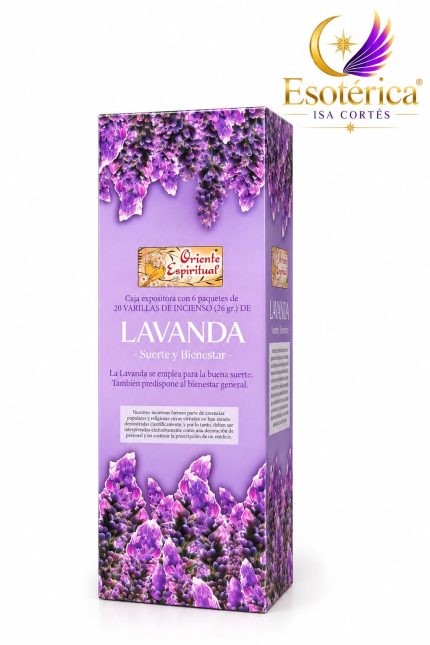 Incienso Lavanda 20 Varillas, Inciensos y Resinas Sagradas