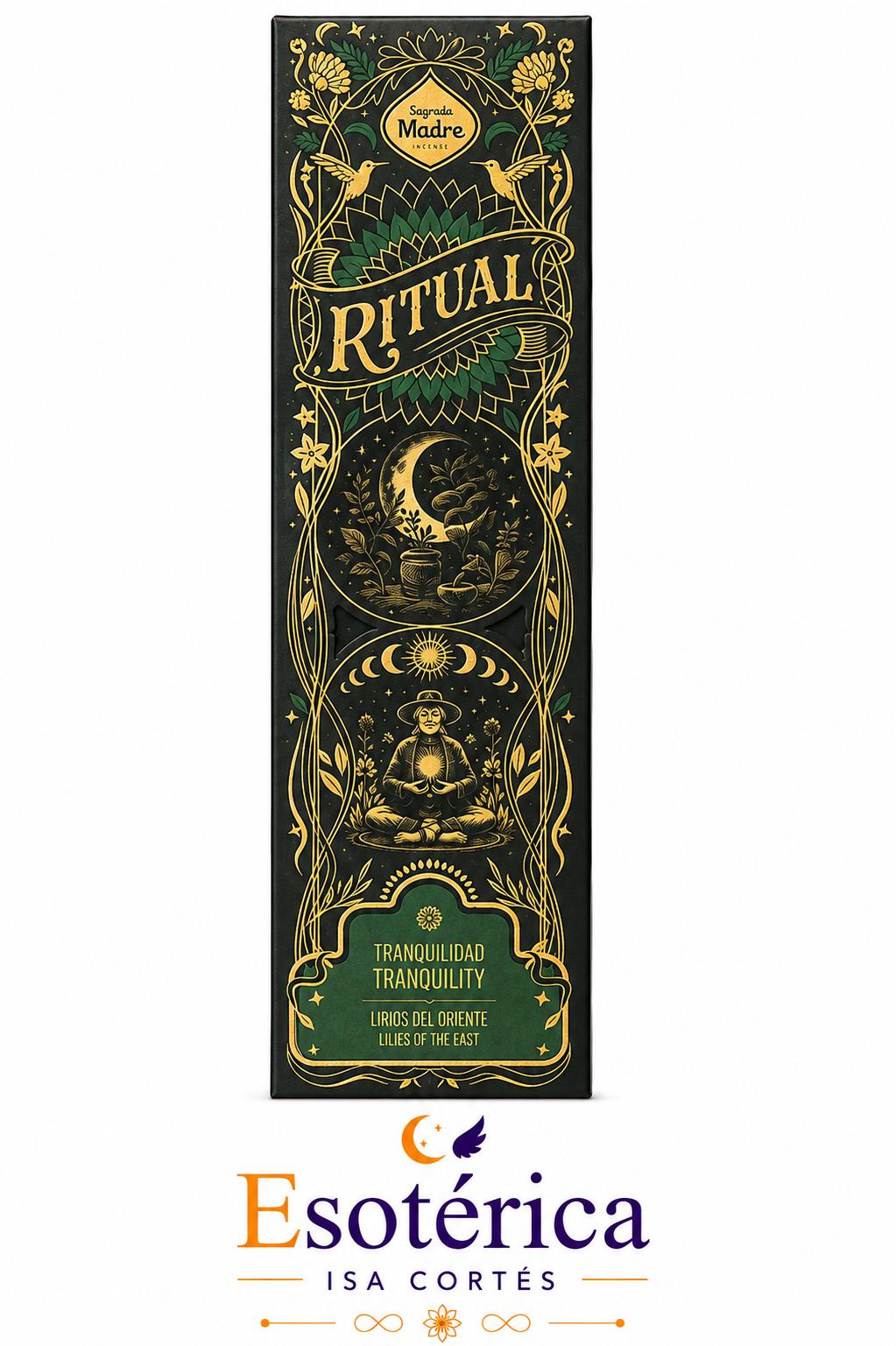 Incienso Orgánico Ritual Tranquilidad Incienso orgánico ritual tranquilidad para calmar la mente y el espacio