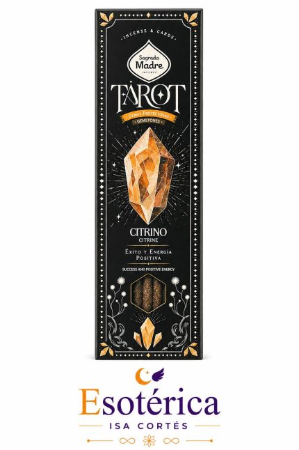 Incienso Tarot Citrino para éxito y energía positiva