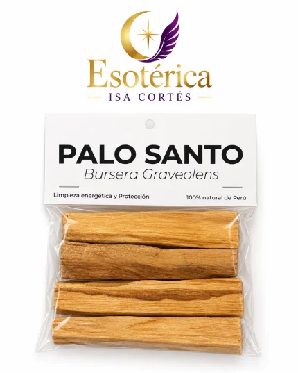 Bolsa de palo santo con cuatro palos, Bursera graveolens de Perú