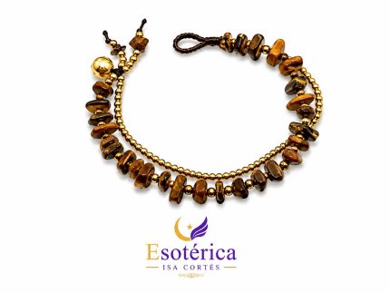 Pulsera Ojo de Tigre Ajustable para fuerza y confianza
