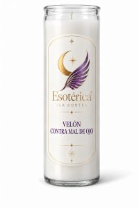Velón Ritualizado Contra el Mal de Ojo para romper la carga del mal de ojo y proteger tu energía