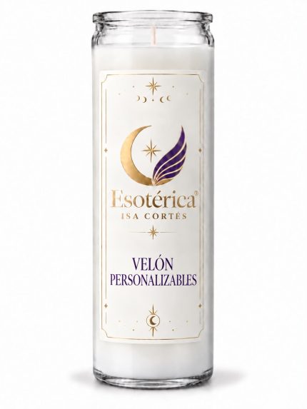 Velón ritualizado personalizado, intencionado según el motivo y con oración para el objetivo