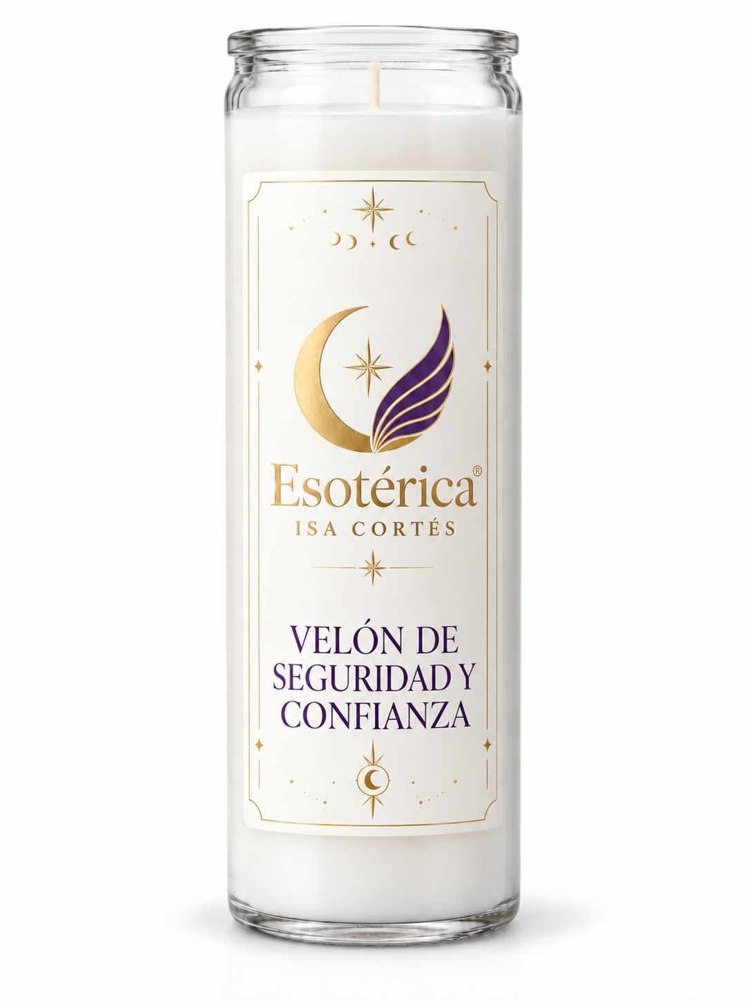 Velón Ritualizado Seguridad y Confianza Velón Ritualizado Seguridad y Confianza para actuar con firmeza y decisión